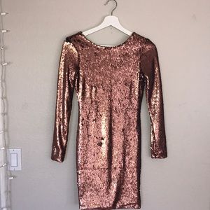Full sequin tight dress